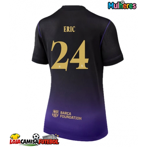 Camisa de Futebol Barcelona Eric Garcia #24 Equipamento Secundário Mulheres 2026-27 Manga Curta